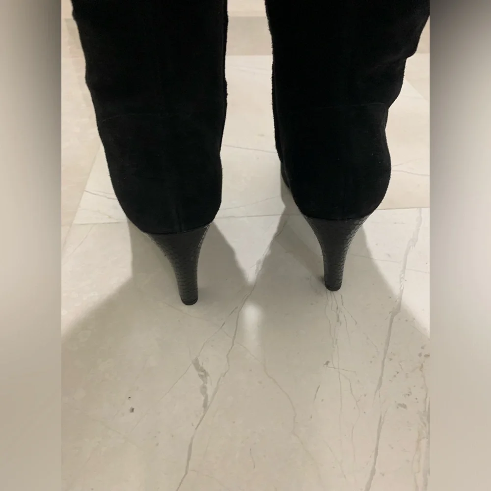 Tory Burch Suede 80mm Above-knee Boots Size 9.5 M